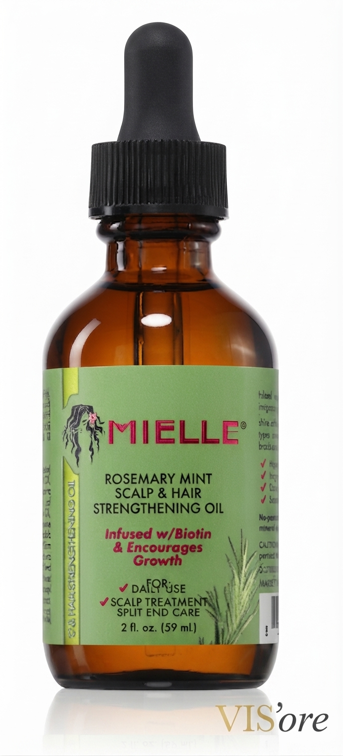 Mielle Rosemary Mint Scalp & Hair Strengthening Oil – stiprinamasis aliejus plaukams ir galvos odai, 59 ml