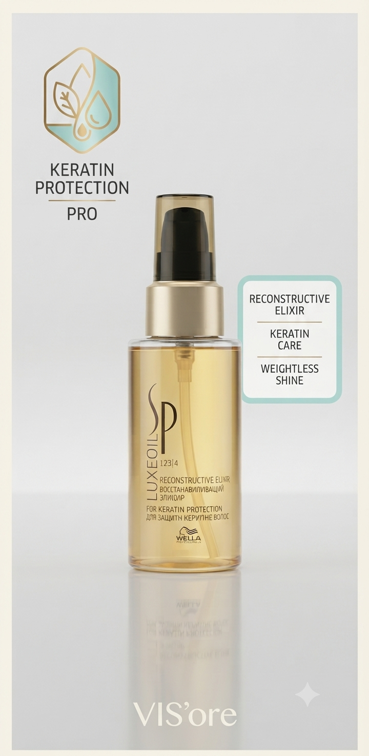 Wella Professionals SP LuxeOil – prabangus atkuriamasis eliksyras plaukams